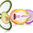 Onion Storage and Avocado Saver - 4-Piece Set Silicone Fruit Storage Box, Multifunctional and Perfect for Lemons, Cheese, Tomatoes, Potatoes, Garlic