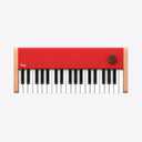 Loog Digital Piano - Portable Keyboard for Beginners with Musician Grade Sound, MIDI Over USB-C Rechargeable Musical Educational Instrument