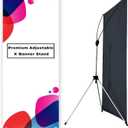 JUST 4 SIGNS Premium X Banner Stand 24"x72" with Portable Oxford Bag (1 UNIT)