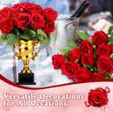 Roshtia 14 Pcs The Roses Table Centerpieces for Derby Day Party Decoration 2 Sets Horse Racing Party Supplies for Horse Birthday Party Rose Themed Party Table Decor