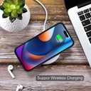 MZELQ Silicone Compatible with iPhone 15 Pro Max Case, Card Holder Camera Protection Cover + Screen Protector, Card Slot Case Designed -Black