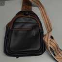 Sling Bag For Women Faux Leather Small Casual Daypack Backpack Fanny Pack Crossbody Chest Bags Purse