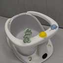 Baby Bath Seat for Babies 6 Months & Up - Bathtub Seats for Babies Sitting Up with Rinse Cup, Non-Slip, Comfortable, Infant Bath Essentials, Gray (Grey)