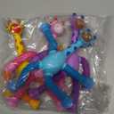 Anditoy 4 Pack Giraffe Suction Cup Pop Tubes Toys Sensory Toys for Kids Boys Girls Toddlers Christmas Stocking Stuffers Gifts