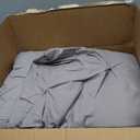 Bedsure Queen Comforter Set Grey - Bed in a Bag Queen Size Bedding 7 Pieces, GentleSoft Pintuck Bed Set Gift for Family, All Season Down Alternative Comforter with Sheets, Pillowcases & Shams