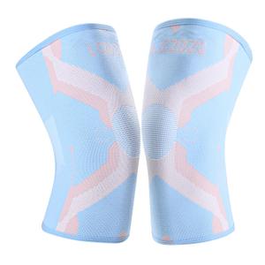 Knee Braces 2-Pack - Compression Sleeves for Men & Women, Knee Pain Relief for Arthritis, Meniscus Tear, Running, Gym, Basketball - Blue, M