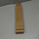 Large Wooden Spoons for Cooking, 2Pack Natural Teak Wood Cooking Spoon Set, Non-Stick Slotted and Corner Spoon, Heat-Resistant Wooden Spatula Spoon for Serving and Mixing