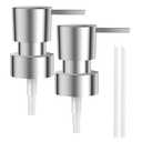 Pack of 2, Soap Dispenser Pump Replacement 2PCS Soap Pump Replacement Head, Reusable Hand Soap Dispenser Top for Lotion Bottles