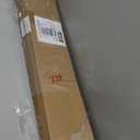 White Cordless Faux Wood Blinds for Windows - 32 in. W x 64 in. L