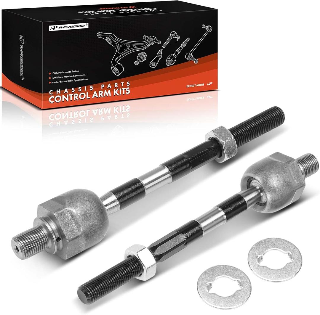 A-Premium 2 x Front Inner Tie Rod Ends, Compatible with Hyundai Accent 2006 2007 2008 2009 2010 2011