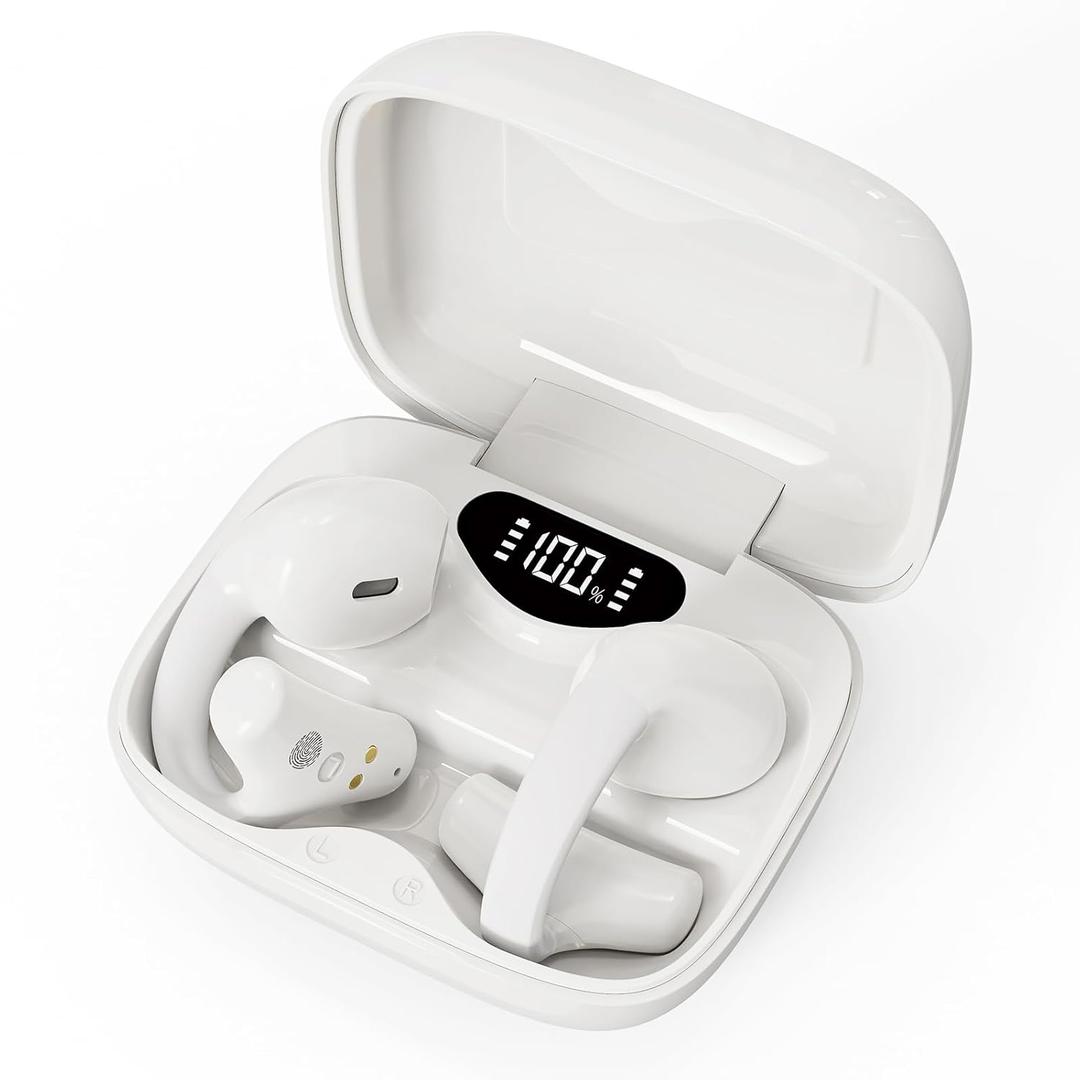 Hearing Aids for Seniors Rechargeable OTC Hearing Aids Comfortable Semi In Ear Design No Ear Blocking 16 Channel Smart Noise Reduction Whistle Suppression HD Clear Sound Digital Battery Display 70+ Hours Long Standby 5 Volume Levels Easy to Use