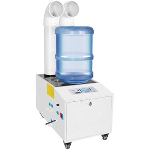 Ultrasonic Industrial Agricultural Humidifer 21L/H (5.55Gal/H) Stainless Steel Smart Commercial Humidifier Large Volume Automatic Mist Cooling Sprayer Airflow for Warehouse Greenhouse Garden