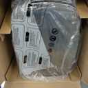 SONGMICS 13 Gallon (50 L) Trash Can, Stainless Steel Kitchen Garbage Can, Recycling or Waste Bin, Soft Close, Step-On Pedal, Removable Inner Bucket, Silver ULTB050E01