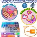 FUNZBO 15000+ 5mm Fuse Beads Kit - 72 Colors | 66 Patterns, Arts and Crafts for Kids, Art Decorations for Room, Birthday Toys Gifts for Girls, Boys and Teens Age 5+ Years Old