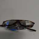 FEISEDY Blue Light Reading Glasses for Woman Men, Fashion Square Pilot Computer Glasses, Anti Eyestrain Glare Readers B0318