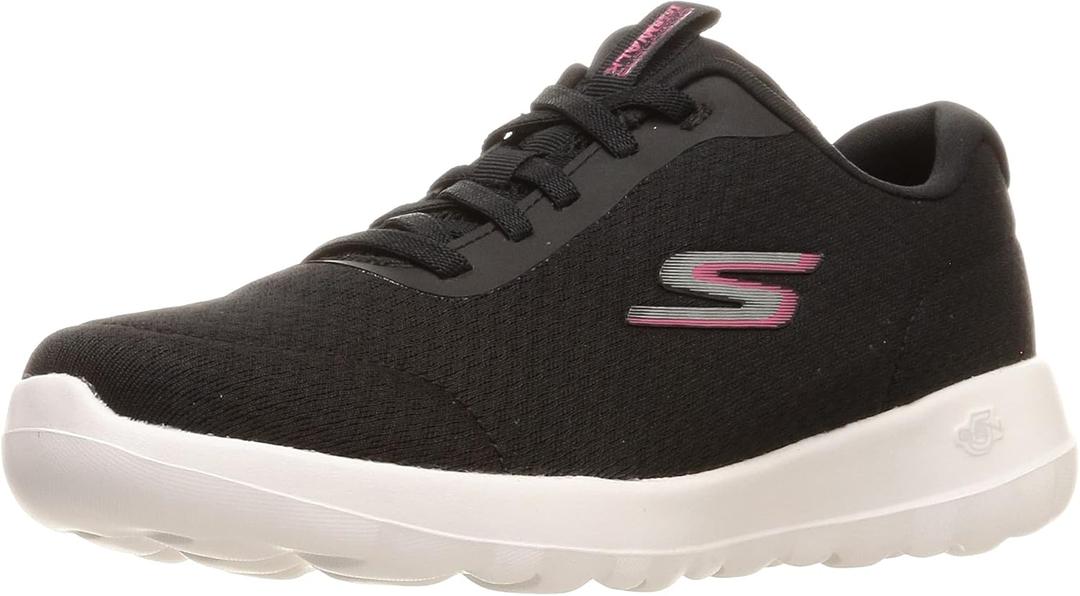 Skechers Performance Go Walk Joy-Ecstatic Women's Sneaker (8, Black/White)