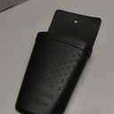 Heat Resistant Silicone Hair Iron Mat and Pouch,Portable Travel Hair Straightener Mat and Holder for Hair Styling Tools.1 Pack.(Black)