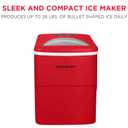 Frigidaire EFIC108 Counter top Portable, 26 lb per Day Compact Ice Maker Machine