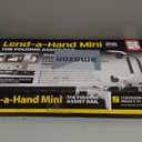 Stromberg Carlson AM-250 Lend-A-Hand Mini Assist Rail - RV Railing for Steps, RV Hand Rail & Folding Handle Entry Door Grab Bar, Travel Trailer Door Handle, RV Grab Handle, White, 22", Extends 10"