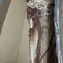 TANNCOY Boho Macrame Wall Hanging, Hand-Dyed Cotton, Brown, 15.75 x 40 in