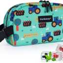 Cerbonny Freezable Cooler Bag for Work, School, Travel - Insulated, Fit for Yogurt, 3+ (Green Vehicle)