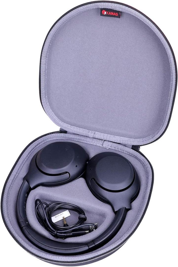 XANAD Hard Case for Sony WH-CH720N / WH-CH720NW / WH-CH720NB / WH-CH520 / WHCH710N / WH-CH510 / XB900N /XB700N Wireless Noise Canceling Extra Bass Headphones - Storage Protective Bag (Grey)
