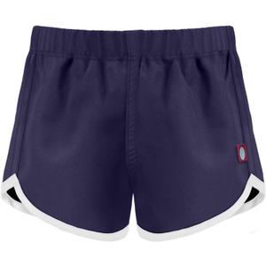 Made in USA Girls Swimming Suit Bottom Board Short Swim Athletic Shorts Beach Pool Camp Running Sports Wicking Fast Dry, Navy, 8