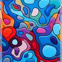 for iPhone 16e Case - Wireless Charging Compatible - Dual-Layer Hard Shell + Silicone Cover - Shockproof Protective Phone Case with Stylish Designs for Women - Colorful Abstractions