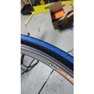 700C Road Bike Tires 700x28C/28-622 28x1 5/8x1 1/8 and 700C Heavy Duty Bike Tubes Presta Valve with 2 Rim Strips Compatible with 700x26C 700 x 28C 700x30C Bike Bicycle Tires and Tubes