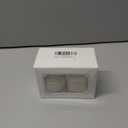 MEEDEE Ivory Velvet Ribbon 2 Inch Frayed Edge Silk Ribbons 2 Rolls 4 Yards Crinkle Crushed Ribbons Ivory Ribbon for Christmas Tree, Gift Wrapping, Holiday Decor, Wedding Favors