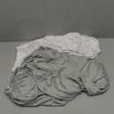 Pack and Play Sheets Fitted- Fit for ADOVEL, Pamo Babe, Baby Trend, Graco, Dream On Me and Other 25" x 36" Playard Mattress Cover, Ultra Soft & Stretchy Playpen Sheets, Grey & White Star, 2 Pack