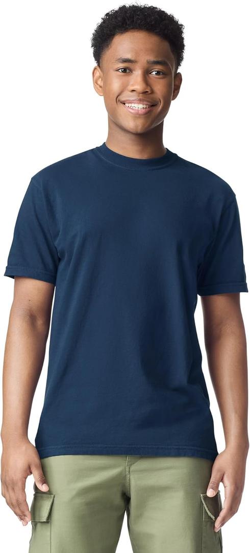 Comfort Colors Adult Heavyweight Short Sleeve Tee, Style G1717/G1745, Multipack (Large)