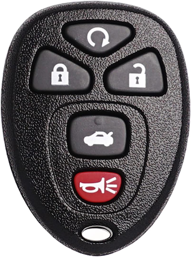 Remote Key Fob Replacement Fits for Chevy Malibu 2004 2005 2006 2007 2008 2009 2010 2012 Cobalt Pontiac G5 G6 Grand Prix Lacrosse Saturn Aura Sky Keyless Entry Remote Control KOBGT04A