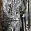 SONGMICS Heavy-Duty Clothes Rack, Double-Rod Clothing Rack for Hanging Clothes, Industrial Garment Rack on Wheels, Adjustable Metal Frame, 2 Casters with Brakes, Commercial Display, Black UHSR62BK