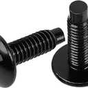 Tecmojo Rack Mount Screws 50 Pack - 10-32 Pan Head, Phillips Type Pilot Point Screw, for Network Racks, Enclosures and Server Cabinets, Tapped Hole Instalation