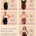 SHAPELLX Shapewear For Women Tummy Control High Waisted Body Shaper Shorts Butt Lifting Shapewear Higher Power Panties (Black, XL)