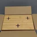 Trash Bag Dispenser with Handles, Garbage Bag Holder for Standard 13/30 Gallon Rolls Less Than 80 Bags, Kitchen Laundry Trash Bag Organizer, Wall Mounted/On Countertop/Under-Sink