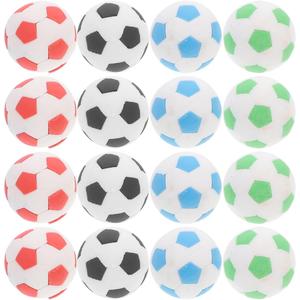 Soccer Erasers Sport Ball Erasers Soccer Miniatures Mini Soccer Ornaments Favor Gifts for Boys Birthday World Cup Party (Pack of 5)