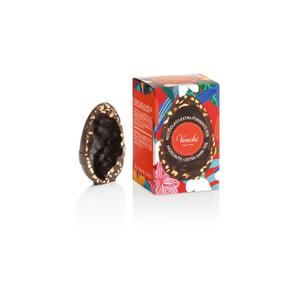Venchi - Mignon 70% Extra Dark Chocolate and Hazelnut Egg, 2.47 Oz, with "Piedmont Hazelnut" Coarse Grains, Gluten Free, Venchi Easter Collection, Gift Idea (EXP 11/25/26)