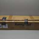 SUNNYFEEL Oversized Rocking Camping Chair, Fully Padded Patio Chair with Side Pocket, High Back Portable Lawn Recliner with Headrest, Outdoor Camp Rocker Chairs for Adults Heavy Duty 300 LBS (1 PC, Grey)