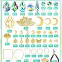 Beanewone DIY Suncatchers, 300pcs Sun Catchers Making Supplies Kit Art and Crafts for Indoor Window Home Wedding Garden Christmas Decor