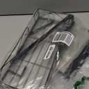 Ironing Board Hanger, Metal Over The Door or Wall Mounted Ironing Board Caddy, Ironing Board Storage Shelf with Adjustable Hooks for Laundry Room, Living Room, Bathroom (Matte Black)