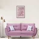 Vintage Inspired Blush Pink Poster Tokyo 1998 Infinity Net Canvas Wall Art Museed'Art Moderne De La Ville De Paris Prints Painting For Home Bedroom Dorm Wall Decor 12x16in Unframed