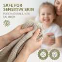 Pure 100% Linen Bath Towel - 30x60-inch Lightweight Travel Towel - Linen Beach Towel Waffle Weave Quick Dry Hair Towel - Thin Towels for Bathroom