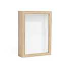 4x6 Shadow Box Frame Display Case, Display Case Box for Memorabilia, Medal, Wedding Memories, Crafts, Tickets, Photos, Flowers, Blind Box, Doll (Burlywood)