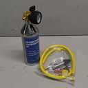 AC Flush Kit, Automotive air Conditioning Pipeline Cleaning Tool Home A/C Flush Tool,R134A R12 R22 R404 R410A AC System Flush Kit Can Tool with 220PSI Gauge, Air Fittings and Hose