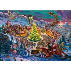 Santas Nordpol: Puzzle Zac Kinkade 1000 Teile, 2 Boxes