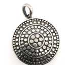 Designer 925 Solid Sterling Silver Filigree Pendant 27mm