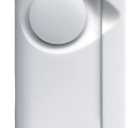 Newhouse Hardware DSCHM Door Alarm Sensor for Door Opening, Kids and Elders Safety, Burglar Alert, White, 1-Pack