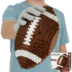 Football 3D Building Block Set - Educational Toy - Perfect for Ages 14 15 16 Years and Above - 11 x 6.7 in - Challenging, Creative Fun and Skill-Building - 3D Instruction (1200PCS)